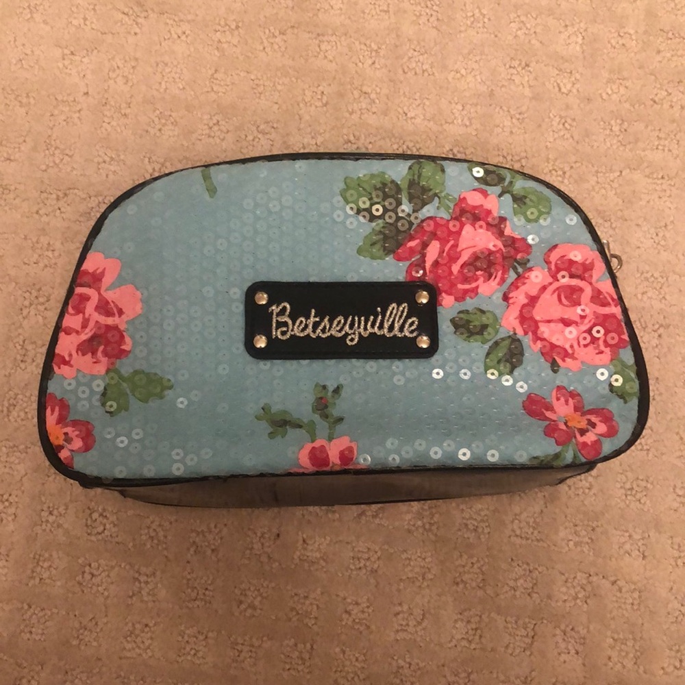 Betsey Johnson “Betseyville” Makeup Bag